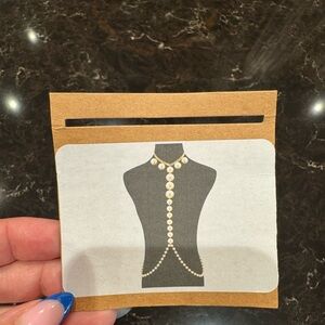 Luxurious Gold Pearl Necklace Set